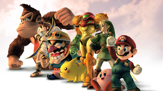 Super Smash Bros. Brawl character group shot