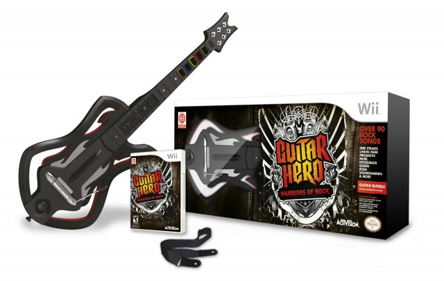 Guitar Hero Warriors of Rock - Wii Guitar Bundle