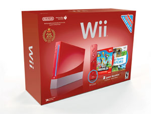 Super Mario Red Wii Bundle Box Art
