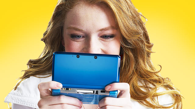 3DS Being Played by Woman