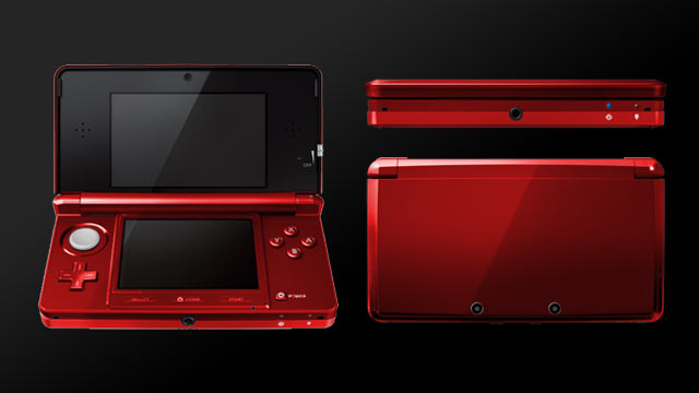 3DS Alternate Color Mockup: Red