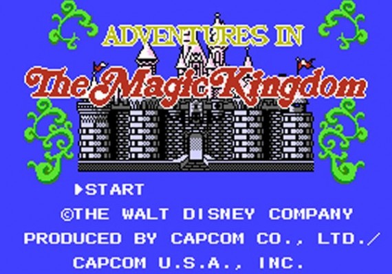 Adventures in the Magic Kingdom, title screen