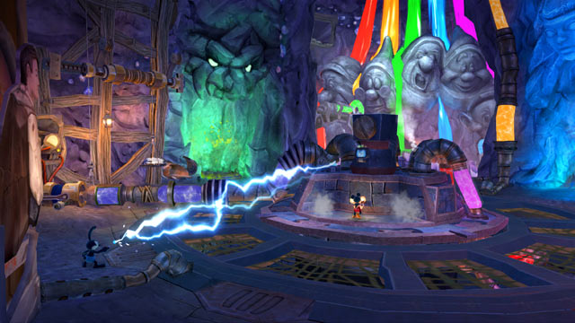 Epic Mickey: Power of Two Screenshot - Rainbow Falls
