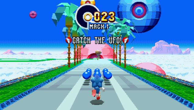 Sonic Mania Special Level Screenshot