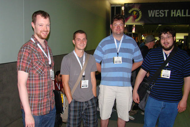 Noah, Evan, Mark and Tidman at E3 2010, Taken by Eric