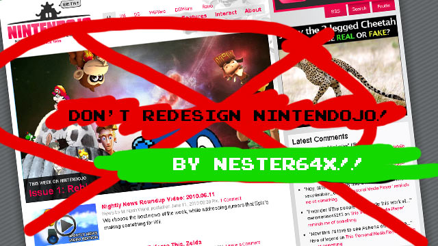 Nester64x: Don't Redesign Nintendojo!