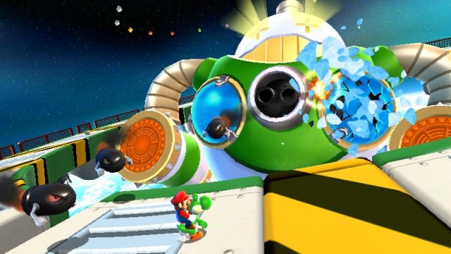 Super Mario Galaxy 2 Screenshot - Explosive
