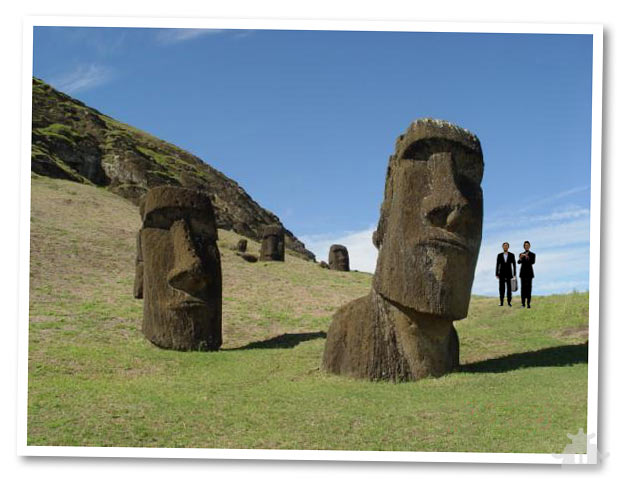 Wii Would Like to Retire -- Easter Island
