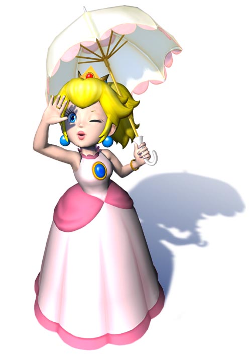 Super Mario Sunshine Artwork: Princess Peach