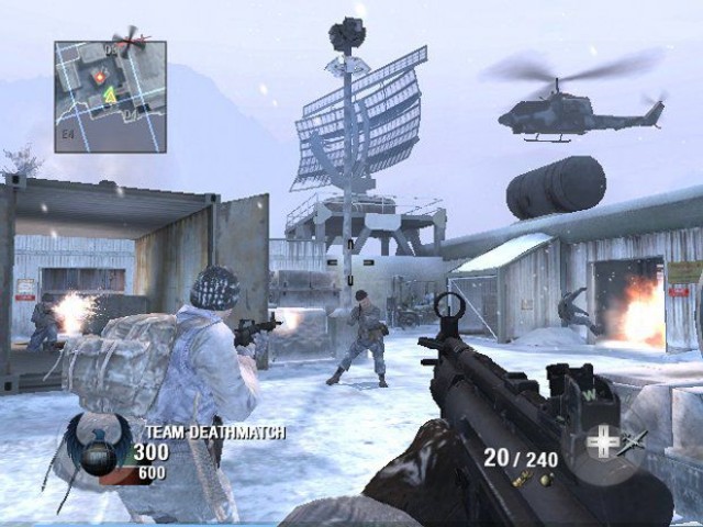 Call of Duty Black Ops Snow Match