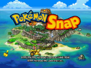 Pokémon Snap Title Screen