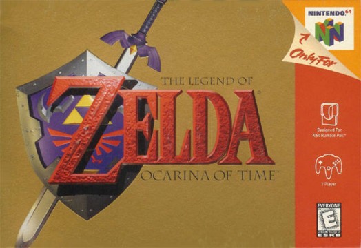 The Legend of Zelda: Ocaina of Time Box Art