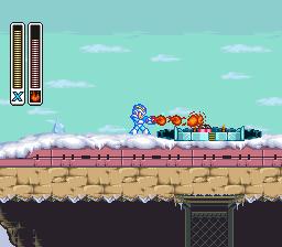 Mega Man X Screenshot - Chill Penguin Stage
