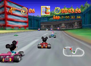 Mickey's Speedway USA Screenshot