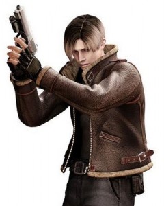 Resident Evil 4 Leon Kennedy character artwork