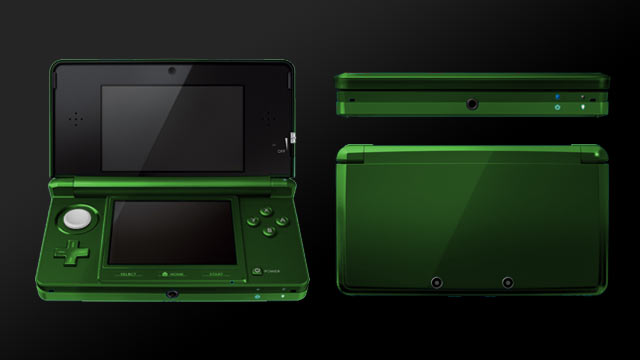 3DS Alternate Color Mockup: Green
