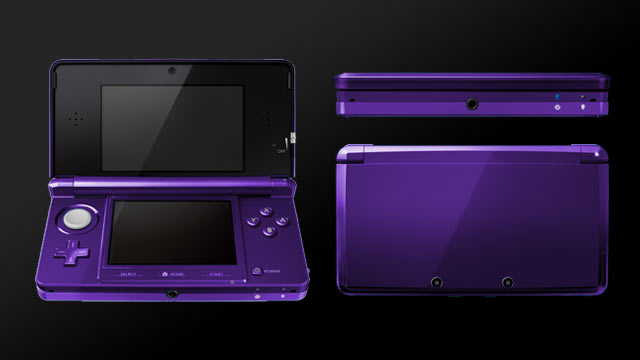 3DS Alternate Color Mockup: Purple