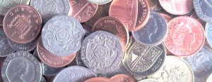 Masthead, pile of British coins