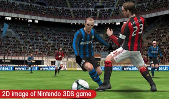 Pro Evolution Soccer 2011 3D screenshot