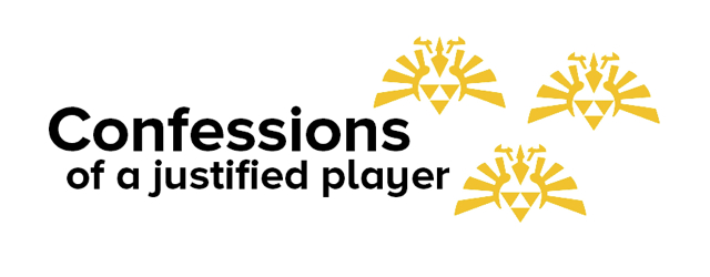 Confessions of a justified player masthead