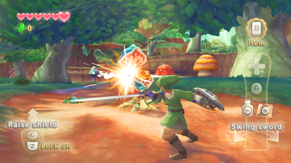 The Legend of Zelda: Skyward Sword screen