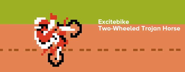 Excitebike: Two Wheeled Trojan Horse Masthead