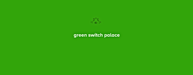 Green Switch Palace masthead (Marc N. Kleinhenz column)