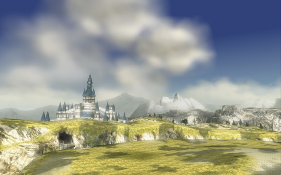 Hyrule Castle screenshot in The Legend of Zelda: Twilight Princess
