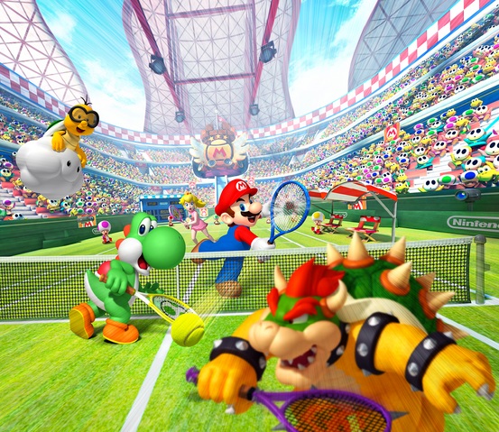 Mario Tennis Open Box Art Full Image