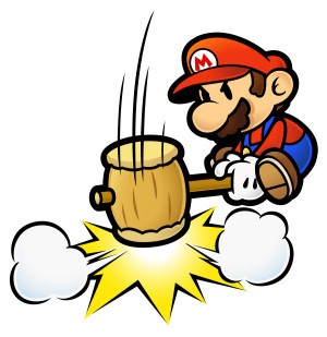Paper Mario Mario With Hammer