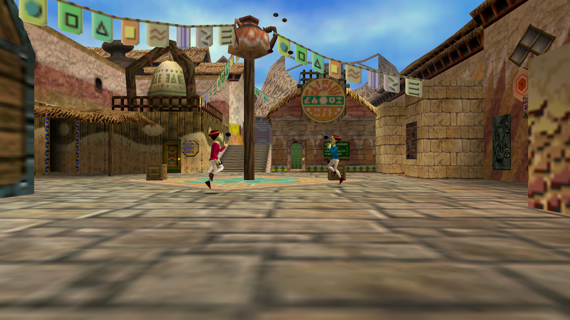 Clock Town Majora's Mask Legend of Zelda screenshot