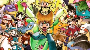 Pokémon Adventures character group artwork masthead