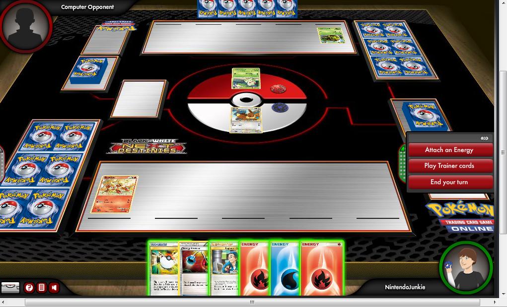 Pokémon TCG Online Screen