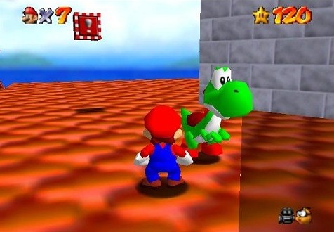 Mario 64 Yoshi Screen