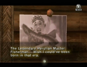 Twilight Princess Fisherman Screen