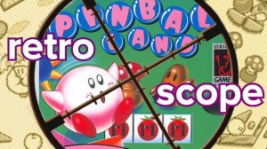 Retro Scope Kirby Pinball Land Masthead