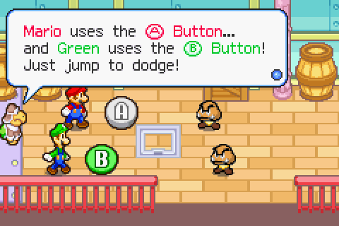 Mario and Luigi screen