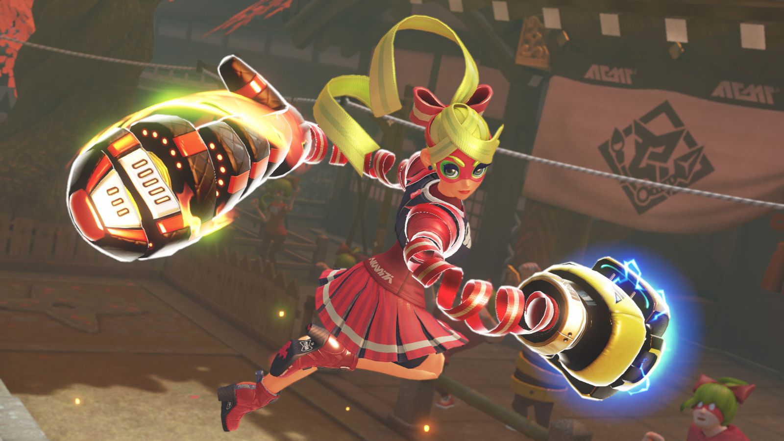 Arms Ribbon Girl