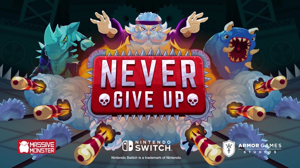 never give up feature