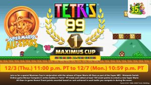 Tetris 99 Super Mario All-Stars Maximus Cup 18 2020