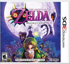 3DS Zelda Majora’s Mask 3D Box Art