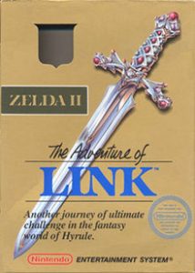 NES Zelda II Box Art