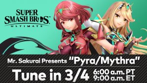 Super Smash Bros Ultimate Presentation 03.04.21 Pyra Mythra