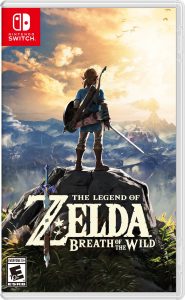 Zelda Breath of the Wild Switch Box Art