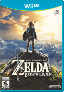 Zelda Breath of the Wild Wii U Box Art