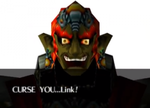 Zelda Ocarina of Time Ganon Curse You Scene
