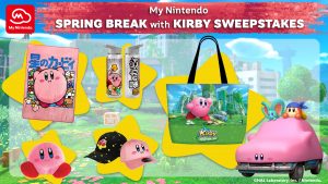 Spring Break With Kirby Sweepstakes Prize Package