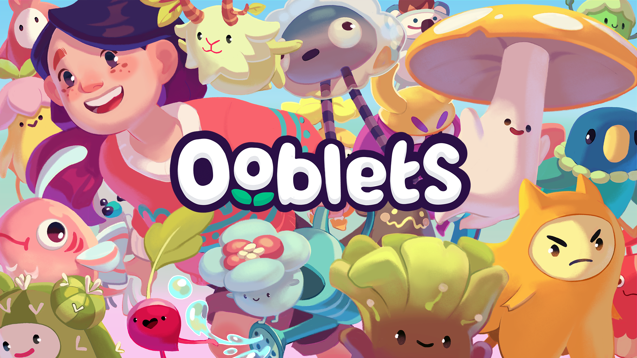 Ooblets key art logo