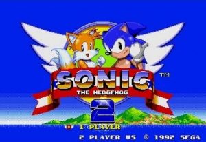 Sonic the Hedgehog 2 Title Screen