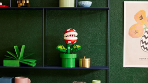 LEGO Piranha Plant Super Mario Bros. on Shelf-01